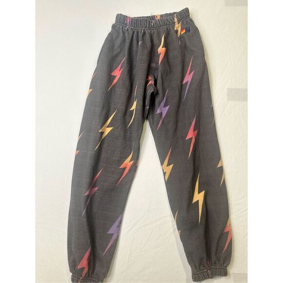 Aviator Nation Repeating Lighting Bolt Design, size small - Picture 3 of 9